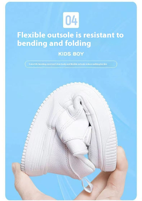 Non-slip Student Leather Waterproof Sneakers