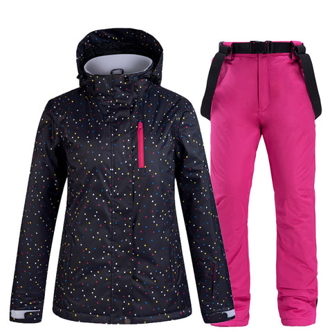 Outdoor Ski Suit Set Thickened Warm Travel Equipment