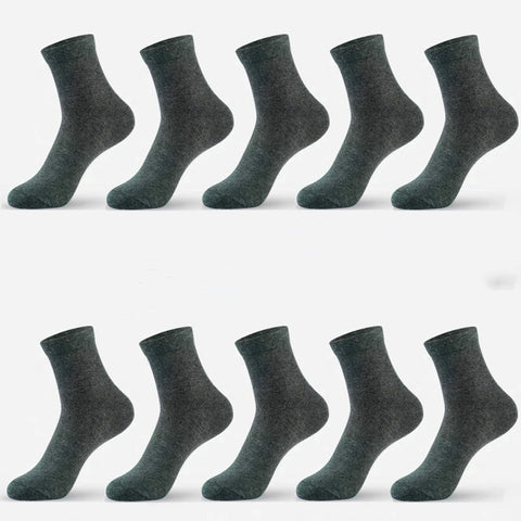 10 pairs of plain business stockings