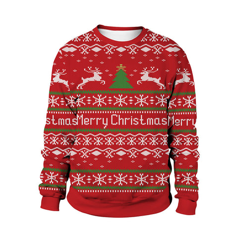 Women's Christmas Dress Crew Neck Sweatshirt