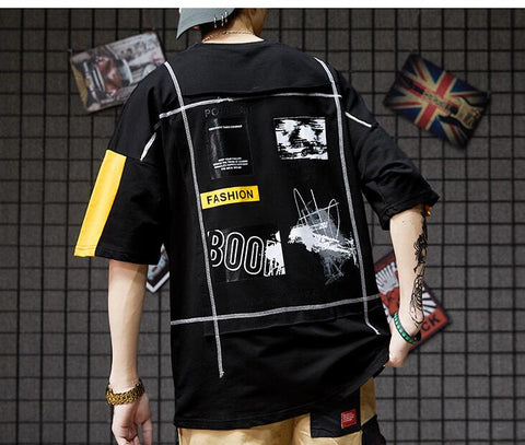 Student loose five-point sleeve