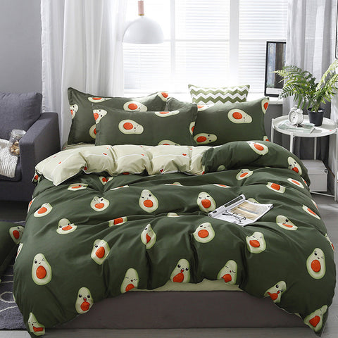 Single piece quilt cover for bedding