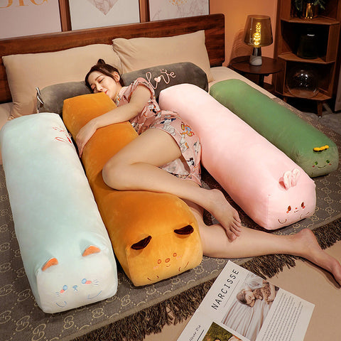 Cartoon Animal Square Strip Pillow Doll Cushion
