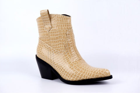 Women's Chunky Heel Short Martin Boots