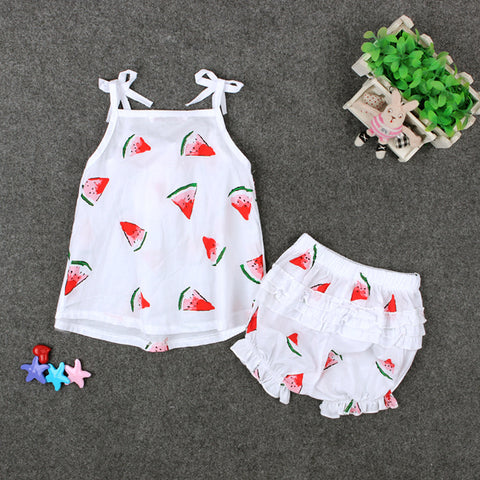 Watermelon patterned children's suit