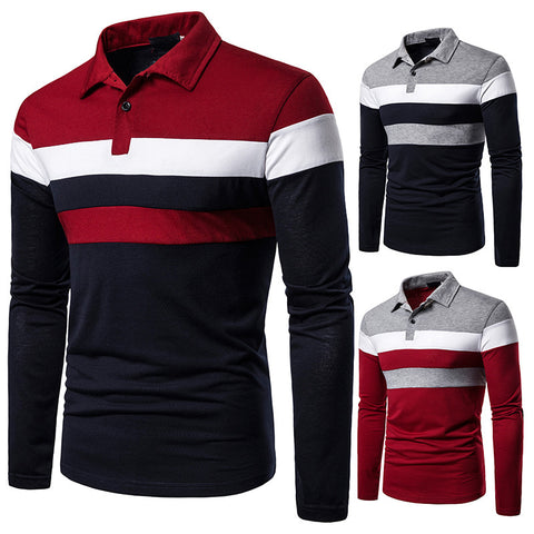 Casual Fake Color Matching Men's T-Shirt