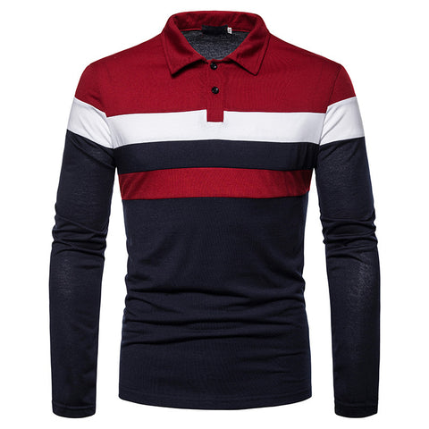 Casual Fake Color Matching Men's T-Shirt