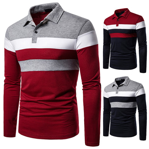 Casual Fake Color Matching Men's T-Shirt