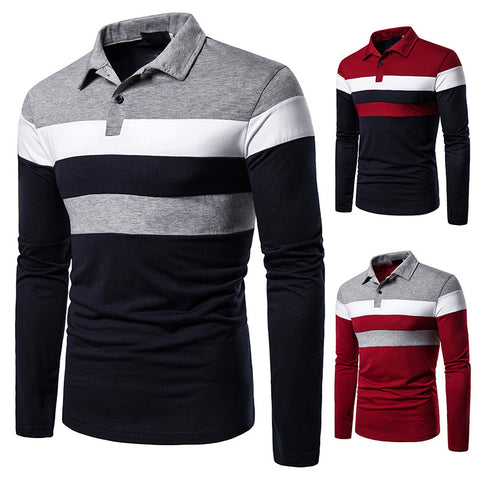 Casual Fake Color Matching Men's T-Shirt