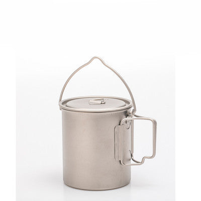 Camping Outdoor Portable Pure Titanium Folding Cup