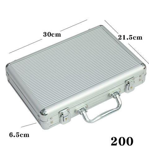 Portable Aluminum Box Texas Holdem Poker Chip Box Chip Box Aluminum Box Storage Box
