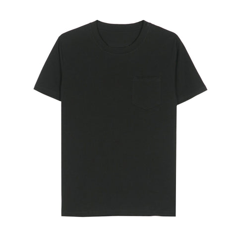 Loose Round Neck Pocket Short-Sleeved T-Shirt