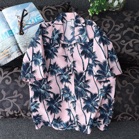 Surf Quick-Drying Short-Sleeved Floral Shirt