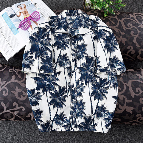 Surf Quick-Drying Short-Sleeved Floral Shirt