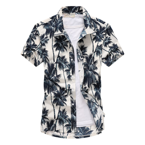 Surf Quick-Drying Short-Sleeved Floral Shirt