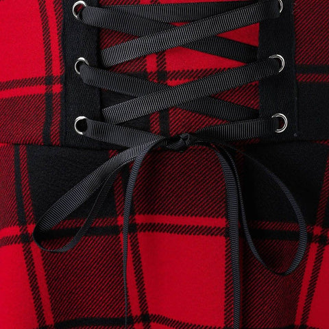 Women Fashion Sexy Casual Lattice Printing Splicing