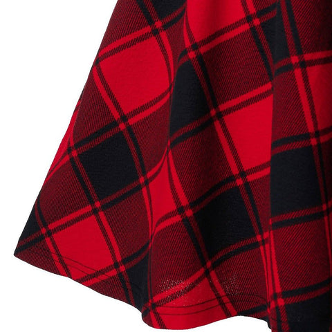 Women Fashion Sexy Casual Lattice Printing Splicing