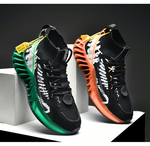 Sports Shoes Korean Version Of Large Size Breathable Casual Running Cross-border Large Size Men's Shoes