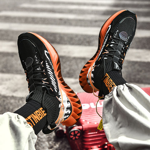 Sports Shoes Korean Version Of Large Size Breathable Casual Running Cross-border Large Size Men's Shoes