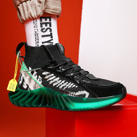 Sports Shoes Korean Version Of Large Size Breathable Casual Running Cross-border Large Size Men's Shoes