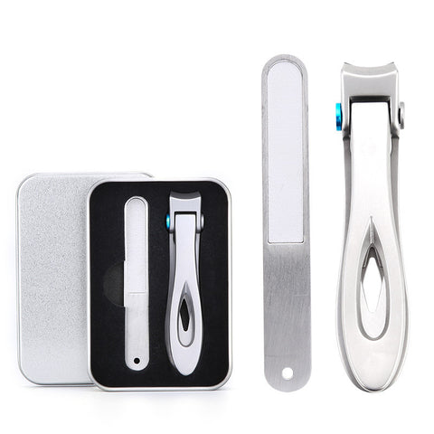Stainless Steel Nail Clippers Nail Clippers Set Adult Household Pedicure Thick Nail Nail Clippers Single Large Mouth Nail Clippers
