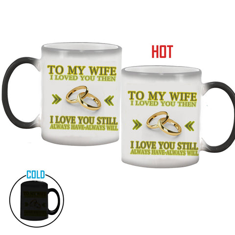 Wedding Anniversary Gift Mug Color Changing Mug
