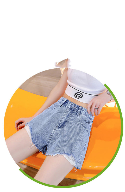 Summer New Style Thin And Versatile Fashion A-line Wide-leg Hot Pants Ins Trend