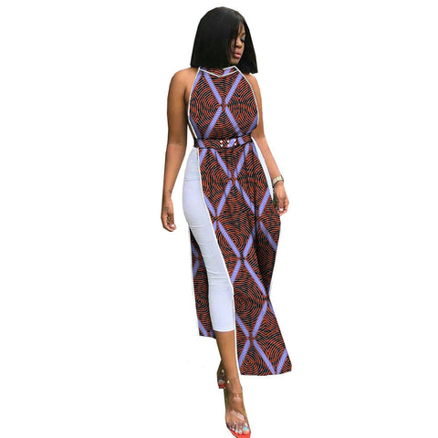 African Style Garment Midi Skirt