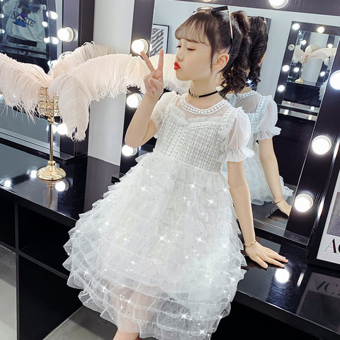 Summer Net Celebrity Girl Dress