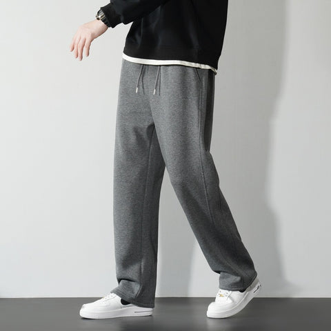 Spring Summer Pure Cotton Men's Loose Breathable Casual Pants