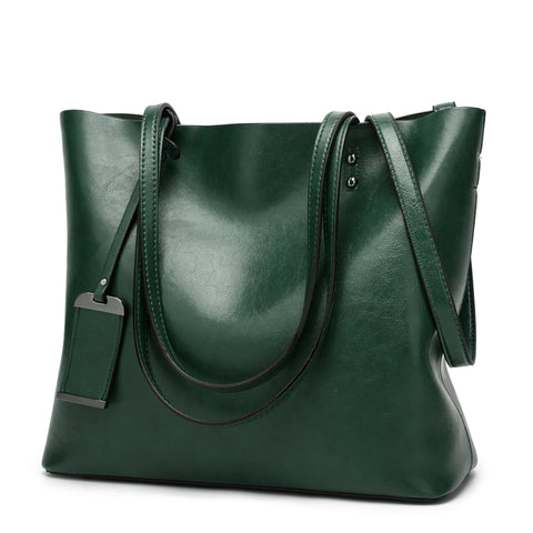 Women's fashion leather handbag
