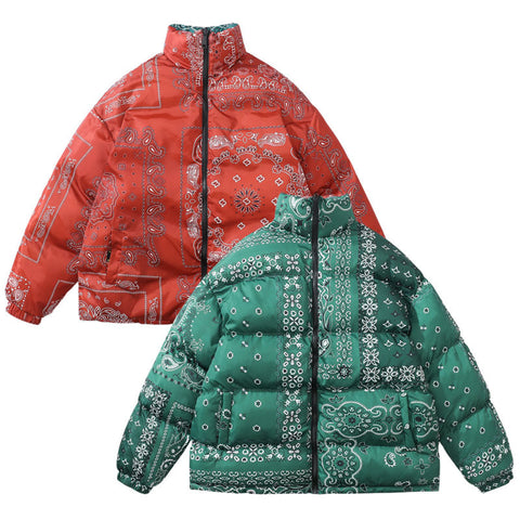 Men's Retro Thickened Bread Coat Cotton Coat