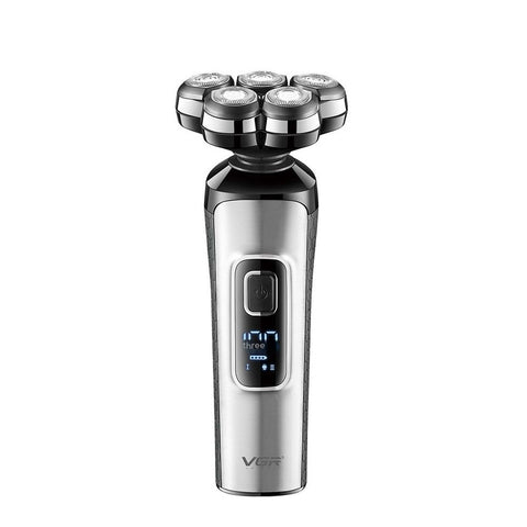 Washed LCD Digital Display New Rechargeable Floating Shaver