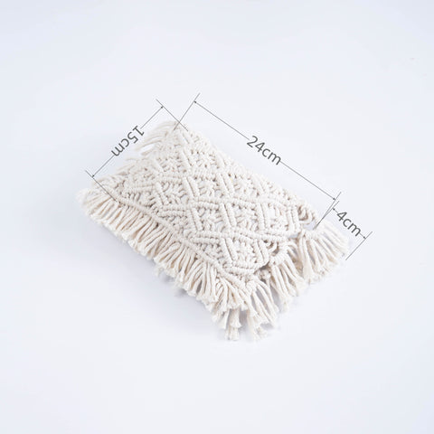 Hand-woven Tassel Pillow