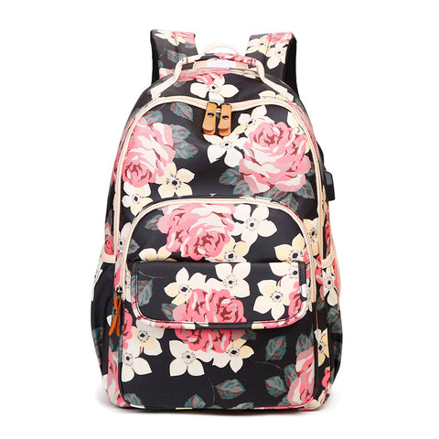 Women's Waterproof Nylon Backpack