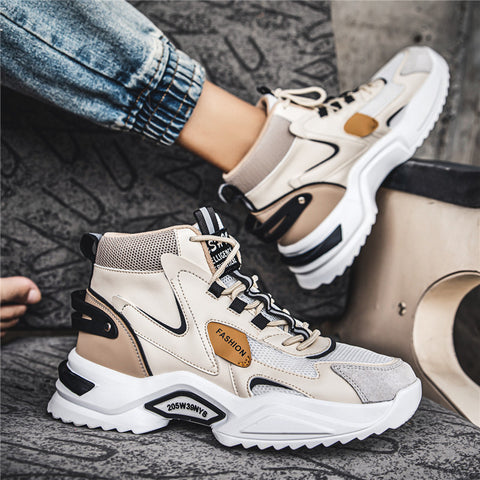 All-match Coconut Casual Winter High-top Sports Daddy Trendy Shoes