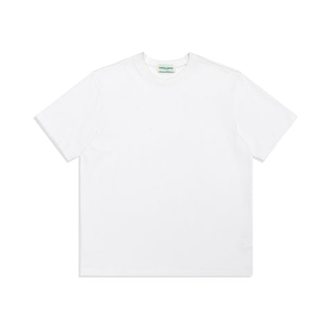 Heavy Washing Short Sleeve Thickened Double Yarn Pure Cotton Solid Color T-shirt