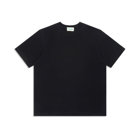Heavy Washing Short Sleeve Thickened Double Yarn Pure Cotton Solid Color T-shirt
