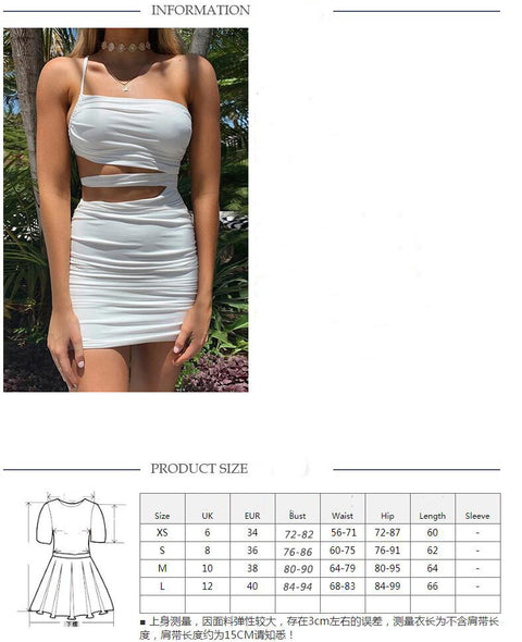 Women's Foreign Trade Hollow-out New Sheath Dress European And American Sexy Dress