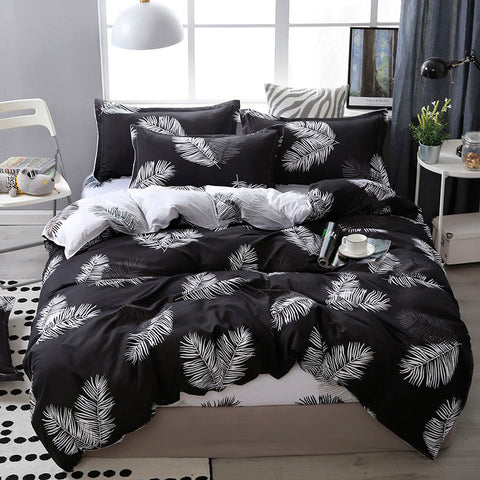 Single piece quilt cover for bedding