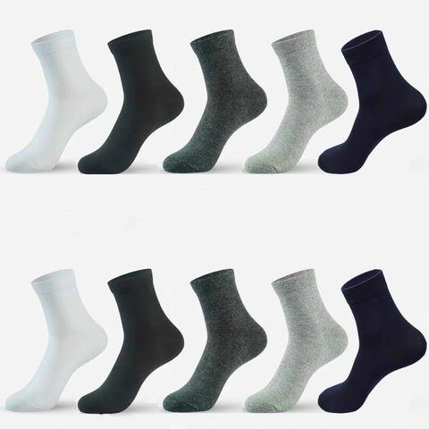 10 pairs of plain business stockings