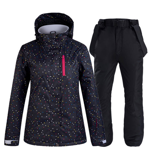 Outdoor Ski Suit Set Thickened Warm Travel Equipment