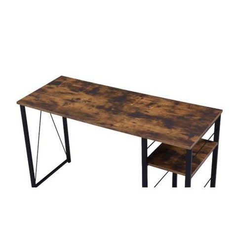 ACME Vadna Writing Desk, Weathered Oak Black Finish