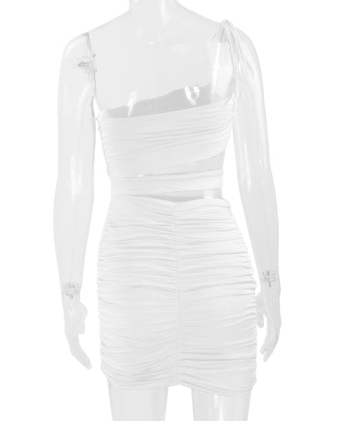 Women's Foreign Trade Hollow-out New Sheath Dress European And American Sexy Dress