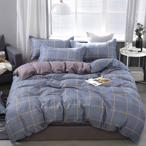 Single piece quilt cover for bedding