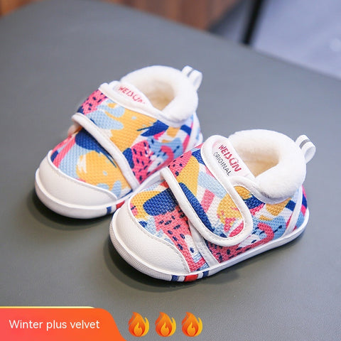 Spring And Summer New Soft Bottom Non-slip Baby Breathable Cotton Cloth Shoes