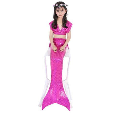 Mermaid Split Swimsuit Girls Swimwear Bikini