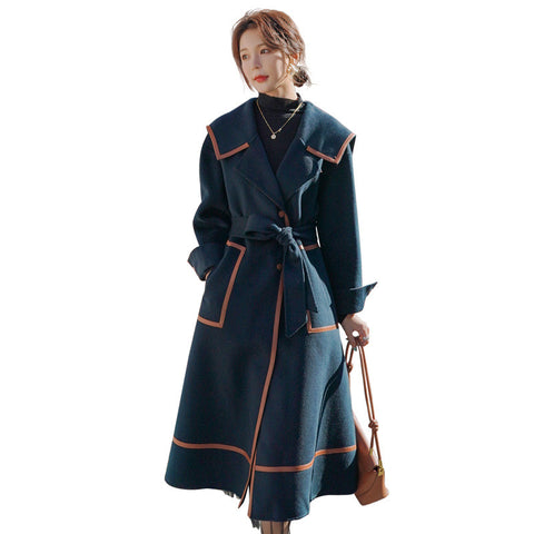 Women's Medium Length Woolen Jacket