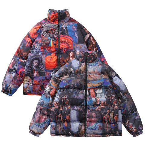 Men's Retro Thickened Bread Coat Cotton Coat