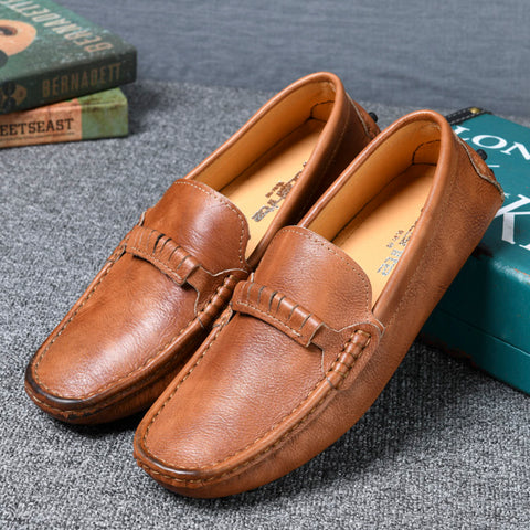 Sportsman cowhide peas shoes
